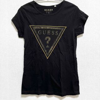 ゲス(GUESS)のGUESS★ゲス 半袖 Tシャツ ブラック ゴールド トップス(Tシャツ(半袖/袖なし))