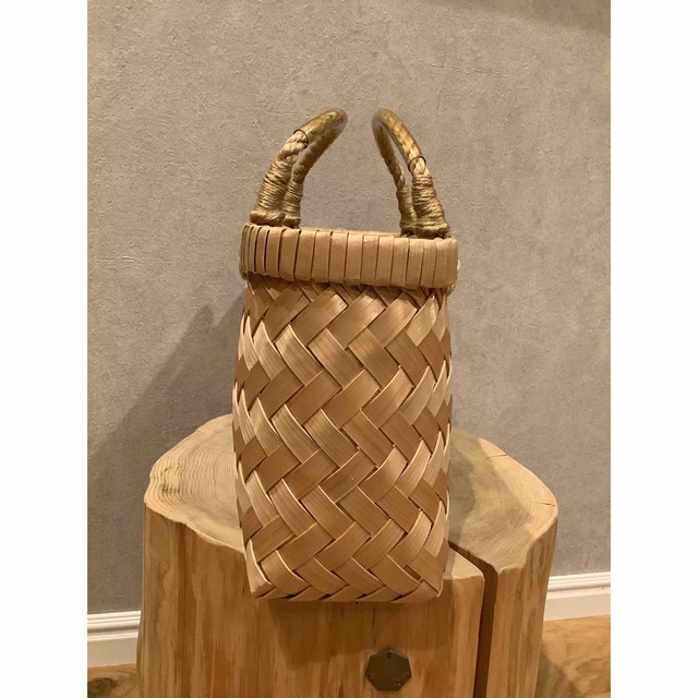 Cul de Sac - カルデサック*青森ヒバカゴバッグ スモール 石田 Cul de Sac - カルデサック*青森ヒバカゴバッグ スモール 石田