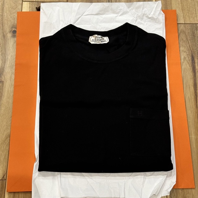 新品未使用 HERMES エルメス H 刺繍ロゴ コットン Tシャツ XXL | www