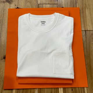 新品未使用 エルメス HERMES Tシャツ H刺繍 ブラック