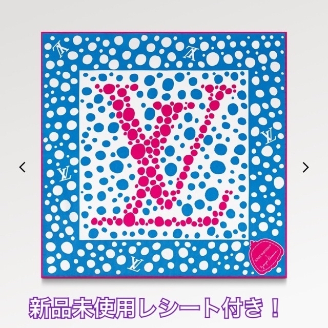 LOUIS VUITTON(ルイヴィトン)のLV × YK カレ45・インフィニティ ドット　M78318 レディースのファッション小物(バンダナ/スカーフ)の商品写真