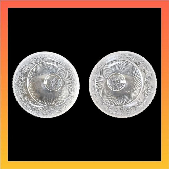 美品】バカラ Baccarat アラベスク スモールボウル 2個セット 美品】バカラ Baccarat アラベスク スモールボウル 2個セット
