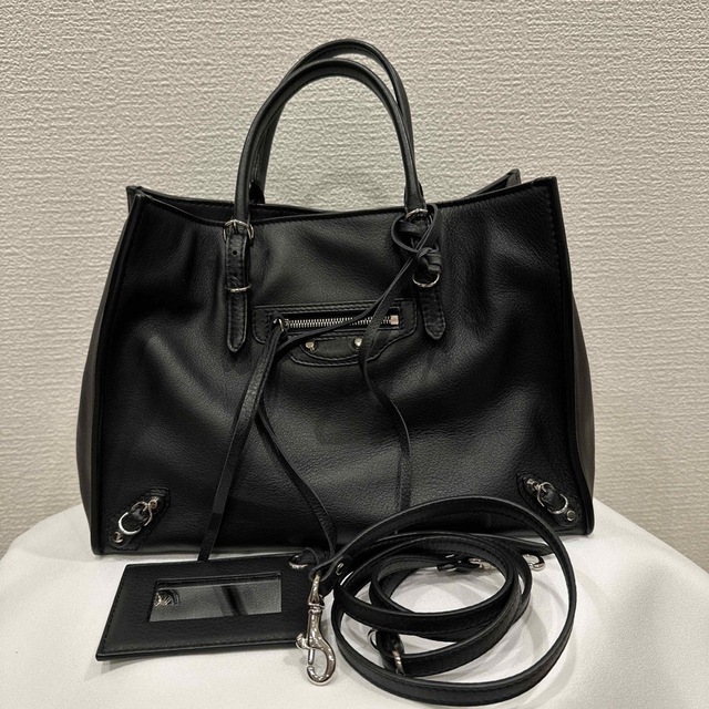 BALENCIAGAペーパーミニ バッグ＊美品＊ブラック