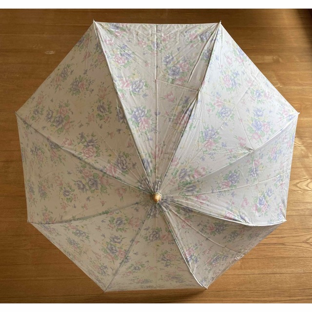 4/30迄の限定価格 折りたたみ傘 日傘 花柄 カバー付き レディースのファッション小物(傘)の商品写真