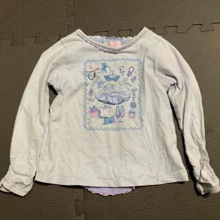 メゾピアノ(mezzo piano)のメゾピアノ　ロングTシャツ(Tシャツ/カットソー)