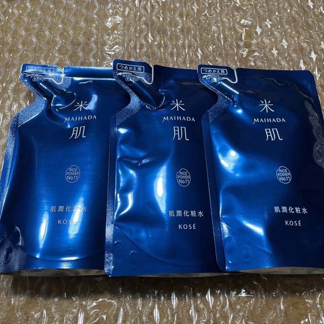 KOSE(コーセー)の米肌肌潤化粧水 つめかえ用110ml ✖️3 コスメ/美容のスキンケア/基礎化粧品(化粧水/ローション)の商品写真