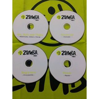 ズンバ(Zumba)のZUMBA ズンバ DVD 4枚セット　初心者向け　自宅　練習用(スポーツ/フィットネス)