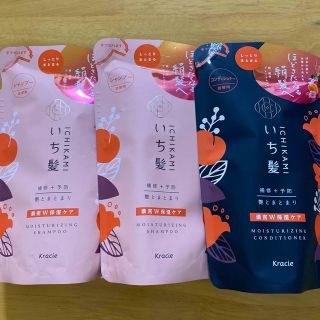 イチカミ(いち髪)の《シャンプー&コンディショナー》いち髪 濃密W保湿ケア 詰め替え 330ml (シャンプー/コンディショナーセット)