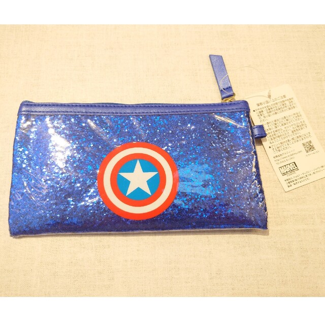 MARVEL(マーベル)の◆ 新品 タグ付き MARVEL キラキラ ペンケース ◆ インテリア/住まい/日用品の文房具(ペンケース/筆箱)の商品写真