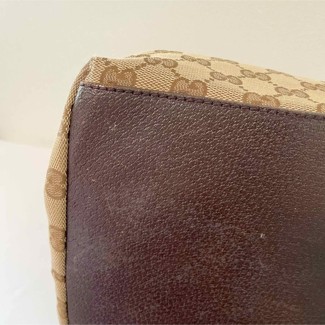 Gucci - 【極美品】GUCCI グッチ 舟形トート シェリーライン GG