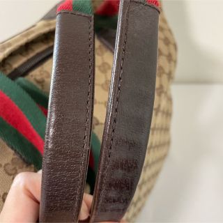 Gucci - 【極美品】GUCCI グッチ 舟形トート シェリーライン GG