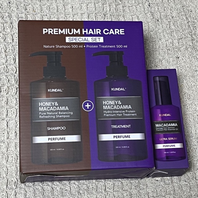 【KUNDAL】PREMIUM HAIR CARE スペシャルセット コスメ/美容のヘアケア/スタイリング(シャンプー/コンディショナーセット)の商品写真