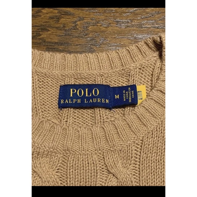 Ralph Lauren(ラルフローレン)のラルフローレン ケーブル 半袖 ニット サマーニット Mサイズ  NO1115 レディースのトップス(ニット/セーター)の商品写真