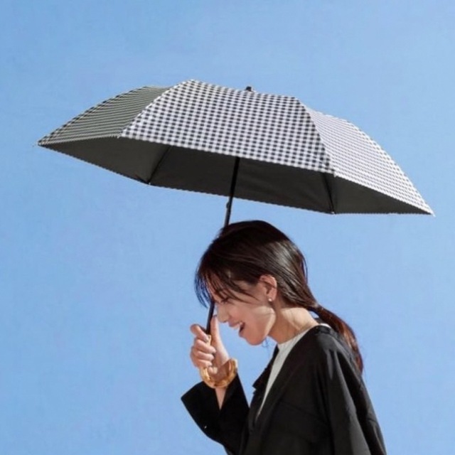 新品未開封】東原亜希FORME晴雨兼用傘ギンガムチェック 年末の