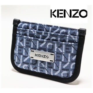 ケンゾー(KENZO)の《ケンゾー》新品 モノグラム ブランドロゴ総柄 カードケース 男女兼用 (名刺入れ/定期入れ)