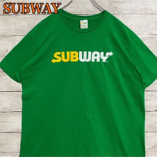 【入手困難】SUBWAY サブウェイ　Tシャツ　XLサイズ　センターロゴ　一点物(Tシャツ/カットソー(半袖/袖なし))
