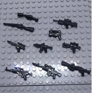 10 LEGO互換 レゴ武器 誕生日プレゼント インテリア こどもの日 GW(ミリタリー)