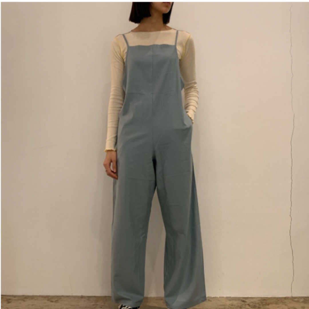 【Baserange ベースレンジ】YUMI JUMPSUIT-RAWSILK