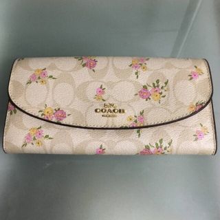 コーチ(COACH)の◆コーチ◆シグネチャー◆フローラル◆財布 長財布◆F31779◆レディース◆(財布)