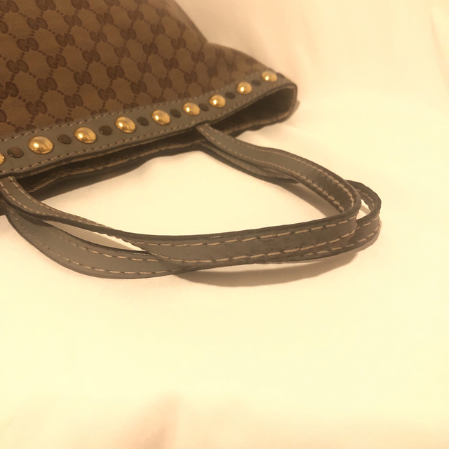 GUCCI グッチ 207291 スタッズGGクリスタル トートバッグ 【再入荷