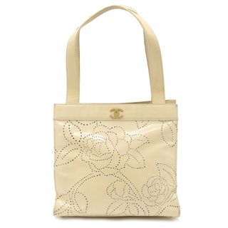 シャネル カメリア トートバッグ(レディース)(ゴールド/金色系)の