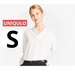 ユニクロ(UNIQLO)のUNIQULO ユニクロ　トップス　ブラウス　シャツ(シャツ/ブラウス(長袖/七分))