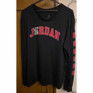 ジョーダン(Jordan Brand（NIKE）)の◆jordan nike 古着Tシャツ　長袖　Lサイズ　古着◆(Tシャツ/カットソー(七分/長袖))