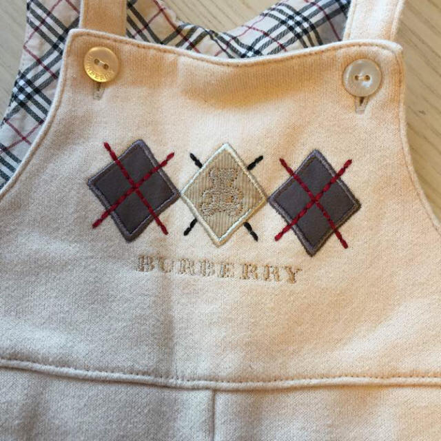 BURBERRY(バーバリー)のバーバリー つなぎ 80 キッズ/ベビー/マタニティのベビー服(~85cm)(ロンパース)の商品写真