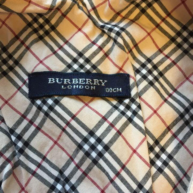 BURBERRY(バーバリー)のバーバリー つなぎ 80 キッズ/ベビー/マタニティのベビー服(~85cm)(ロンパース)の商品写真