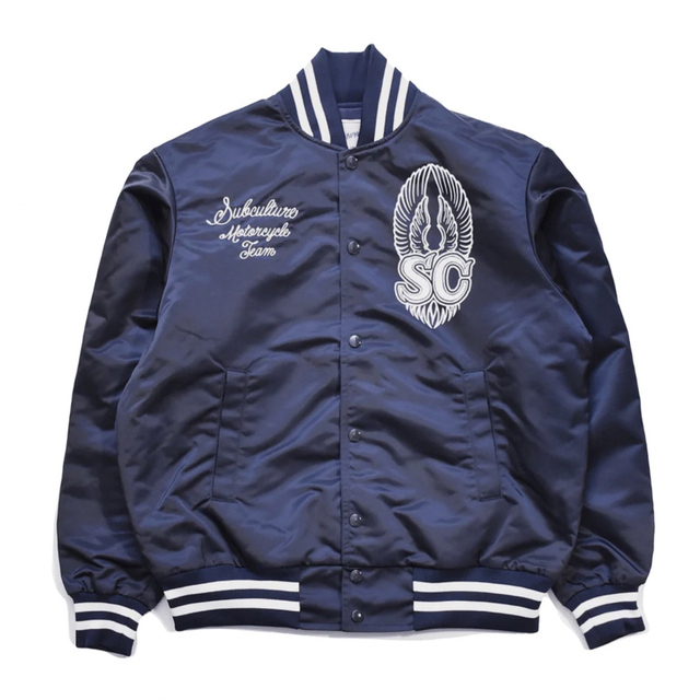 SUBCULTURE COACHES JACKET / NAVY-