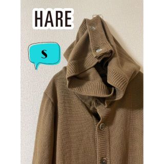 ハレ(HARE)のHARE ハレ　アクリル混　ニットパーカー　S(パーカー)