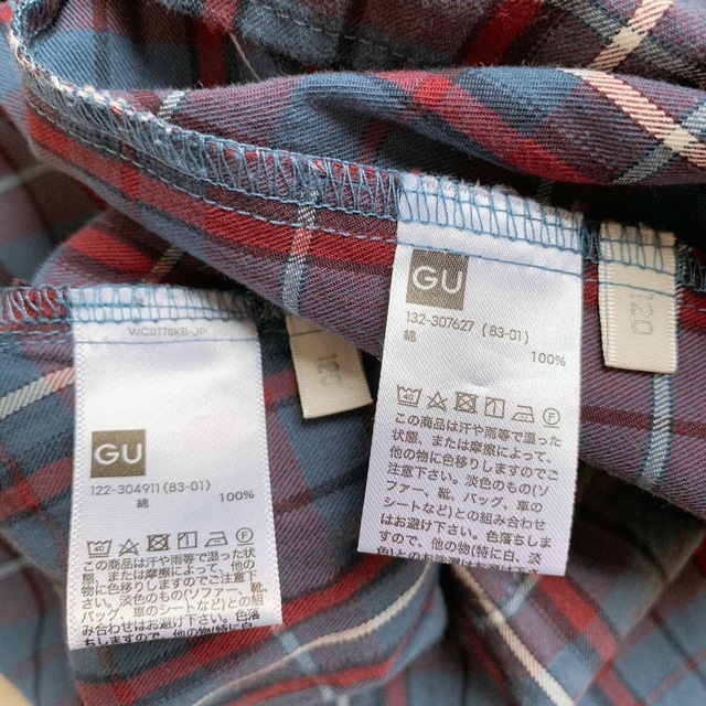 GU(ジーユー)のGU セットアップ 110 120 セット キッズ/ベビー/マタニティのキッズ服女の子用(90cm~)(その他)の商品写真