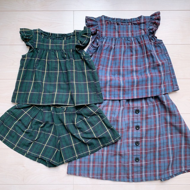 GU(ジーユー)のGU セットアップ 110 120 セット キッズ/ベビー/マタニティのキッズ服女の子用(90cm~)(その他)の商品写真