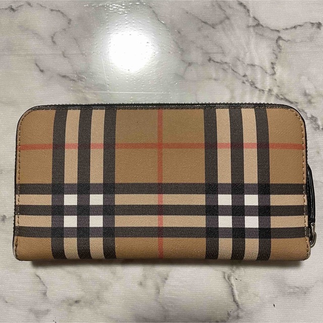 BURBERRY(バーバリー)のBURBERRY バーバリー ラウンドファスナー長財布 ロゴ メンズ レディース メンズのファッション小物(長財布)の商品写真