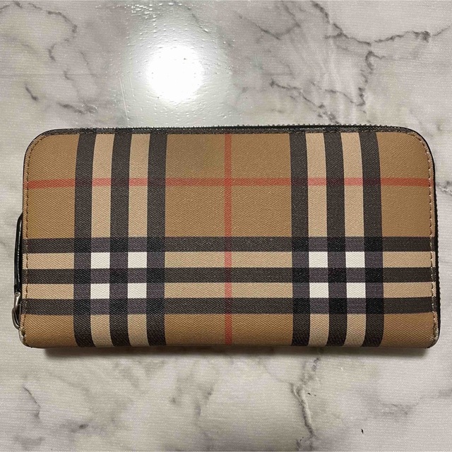 BURBERRY(バーバリー)のBURBERRY バーバリー ラウンドファスナー長財布 ロゴ メンズ レディース メンズのファッション小物(長財布)の商品写真