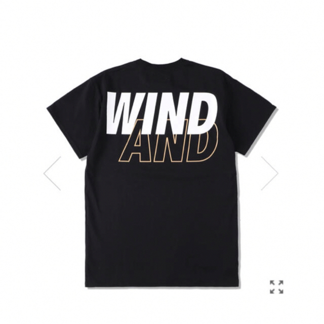 WIND AND SEA(ウィンダンシー)のwind and sea Tシャツ　BLACK   Lサイズ メンズのトップス(Tシャツ/カットソー(半袖/袖なし))の商品写真