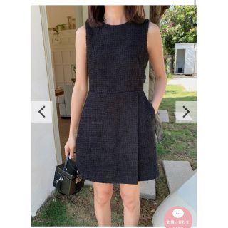 バースデーバッシュ(BIRTHDAY BASH)のバースデーバッシュ　TWEED MINI ROMPERS(オールインワン)