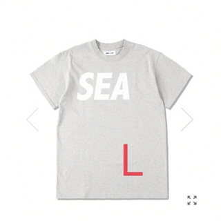 ウィンダンシー(WIND AND SEA)のwind and sea Tシャツ　グレーLサイズ(Tシャツ/カットソー(半袖/袖なし))