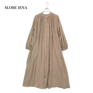 スローブイエナ(SLOBE IENA)の美品 スローブイエナ 大人可愛い コットン100% ロングワンピース 38(ロングワンピース/マキシワンピース)