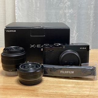 フジフイルム(富士フイルム)の超人気fujifilm X-E4 レンズキット(ミラーレス一眼)