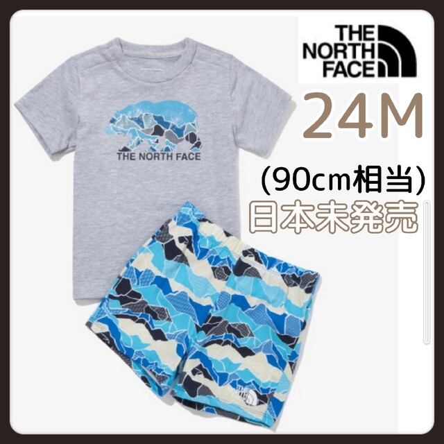 【新品】ノースフェイスベビー上下セットアップ半袖Tシャツ90cm | フリマアプリ ラクマ