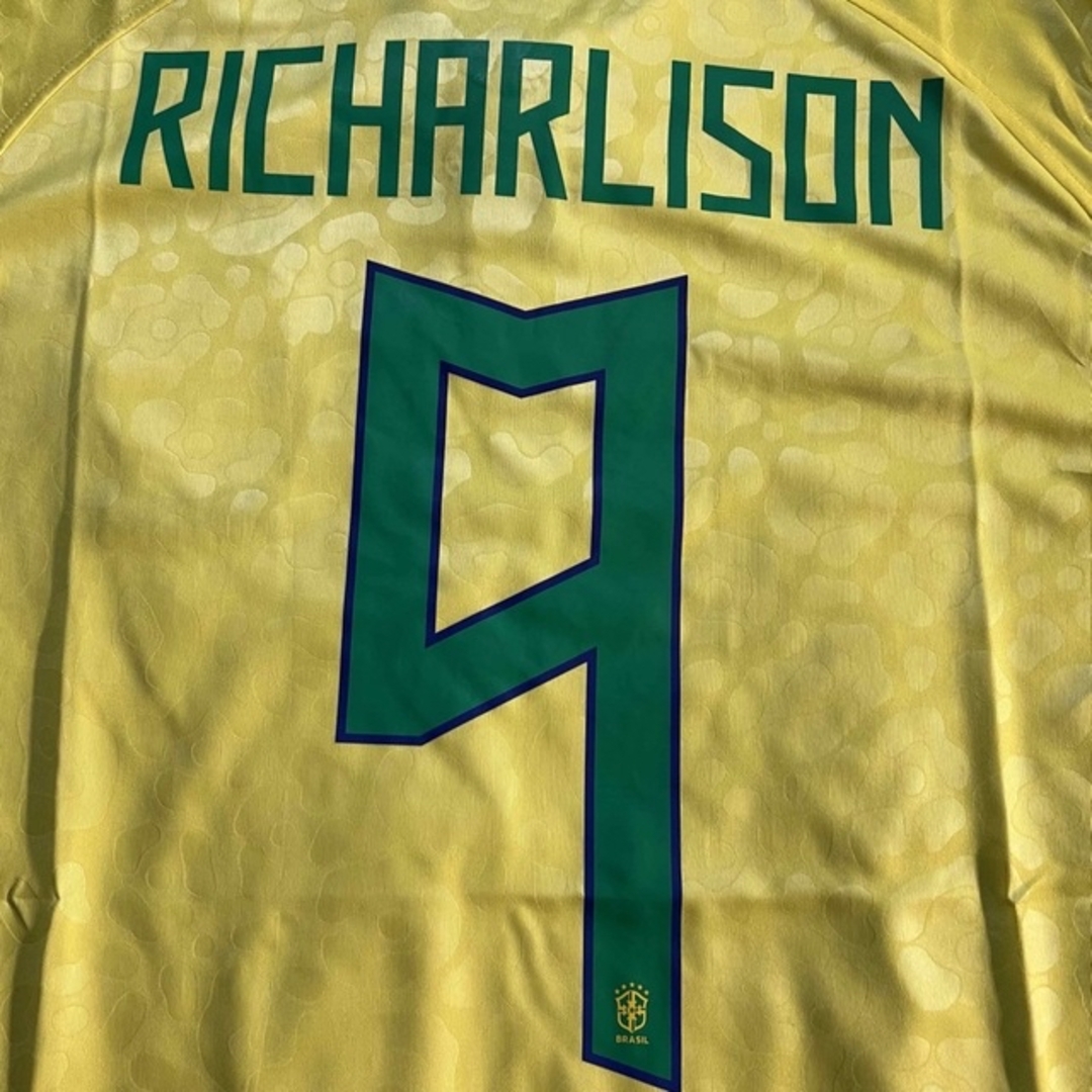 【新品】リシャルリソン ブラジル代表(H) 2022W杯 no.9 パッチ付き
