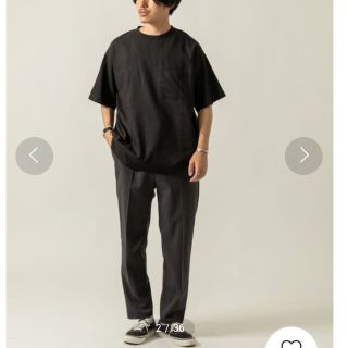 アーバンリサーチアイテムズ(URBAN RESEARCH ITEMS)の新品　itemsURBANRESEARCH　麻レーヨンストレッチ半袖プルオーバー(Tシャツ/カットソー(半袖/袖なし))