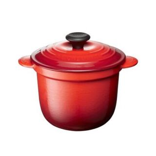 ルクルーゼ(LE CREUSET)のココット・エブリィ 18 チェリーレッド(調理道具/製菓道具)