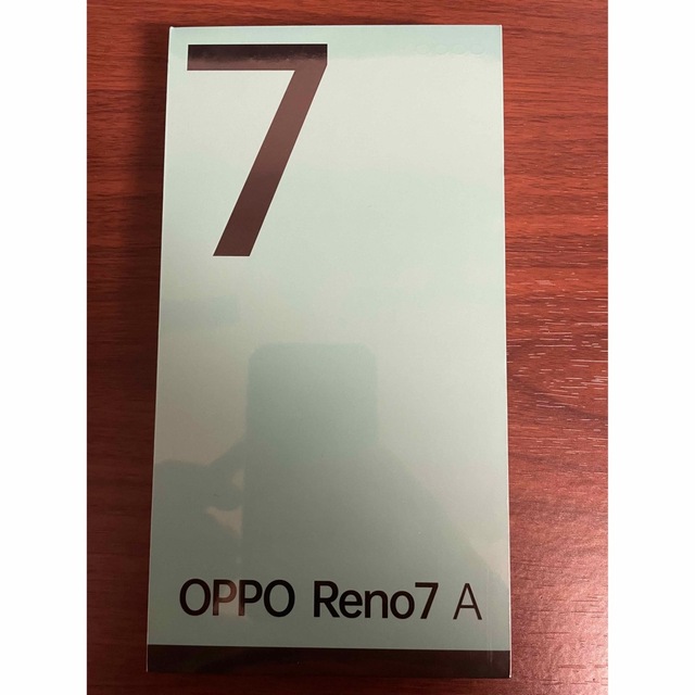 新品未開封　OPPO reno 7A スターリーブラック