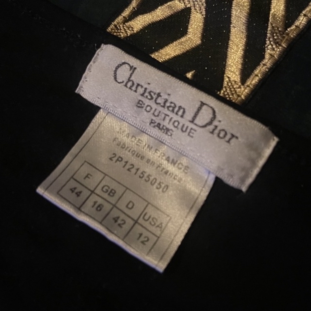 Christian Dior(クリスチャンディオール)のDior ディオール　Tシャツ　黒 レディースのトップス(Tシャツ(半袖/袖なし))の商品写真