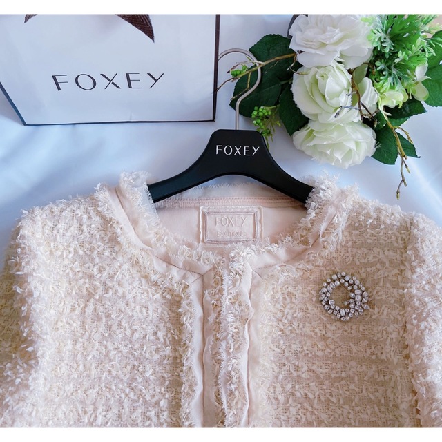 春バーゲン☆特別送料無料! FOXEY 特価ブランド 高級ツイード