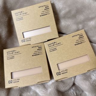 ムジルシリョウヒン(MUJI (無印良品))の無印良品UV パウダーファンデーション　3セット(ファンデーション)