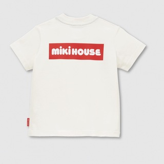 ミキハウス(mikihouse)の新品未使用　ミキハウス　バックボックスロゴTシャツ100 (Tシャツ/カットソー)