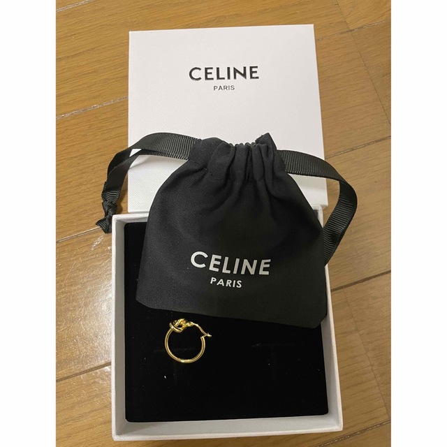 CELINEセリーヌノットスモールフープピアス(片耳) お買い得商品 www